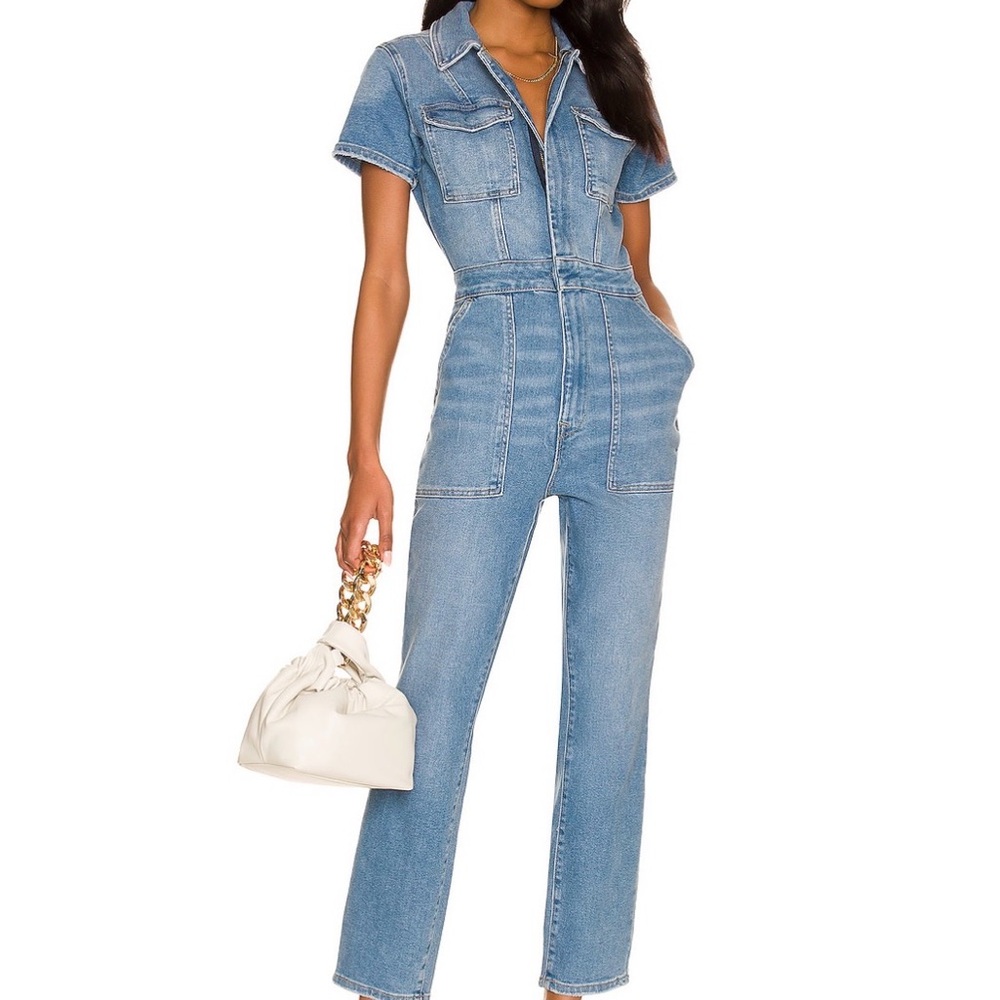 Good American Denim Jumpsuit